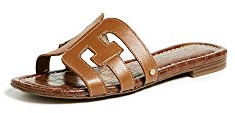Sam Edelman Women's Bay Slide Sandal, Brown, Saddle*3.5 UK
