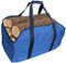 Bolsa de transporte y bolsa de mano de leña de , extra grande, duradera, lo mejor para chimeneas, estufas de leña, leña, troncos, camping, playas, paisajismo (azul marino)