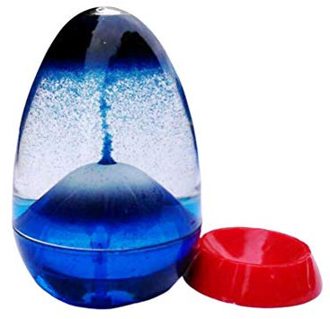 EXCEART Tischschmuck Liquid Sanduhr Sanduhr Flüssiges Timer-Spielzeug Hai-Spielzeug Heimdekorationen Sensorisches Spielzeug Mit Flüssigem Timer Öltröpfchen Sanduhr Büro Geschenk Haushalt
