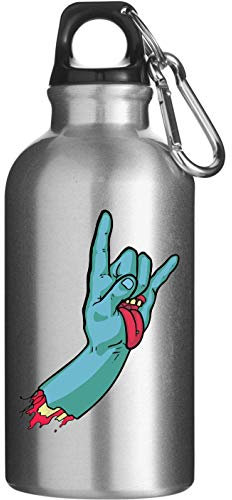 Rock And Roll Zombie Hand Touristische Wasserflasche