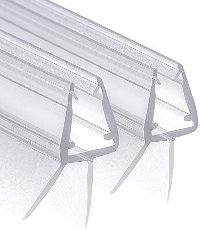 Wellba Premium Duschtür Dichtung (2x 90cm) für 6mm 7mm 8mm gerade Glastür Stärken | Wasserabweisende Duschdichtung oder Duschkabinen-Dichtung mit optimal angeordneten Gummilippen
