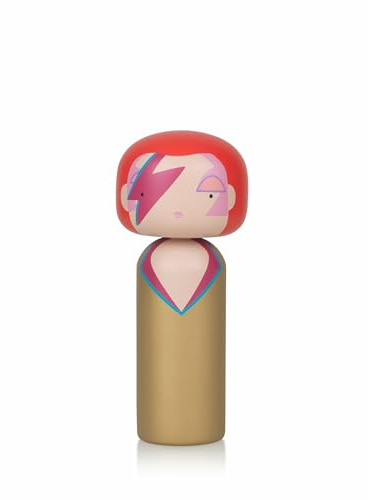 Lucie Kaas Sketch Inc. Holzfigur Aladdin Sane 21,5cm, aus Schima Holz gefertigt, handbemalt, SI02ZIL