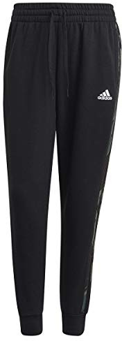 adidas Damen Essentials Anzughose, Schwarz/Weiß, M EU