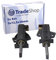 Trade-Shop 2x Motorkohlen Kohlebürsten 5x12,5x36mm mit Halter Aufschrift L 47mm lang rechtsdrehend für AEG Ariston Bauknecht Electrolux Waschmaschinen