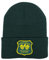 PNW Wonderland Apparel Beanie - US Forest Service Skull Cap mit offiziellem USFS Woven Patch, Grün , Einheitsgröße