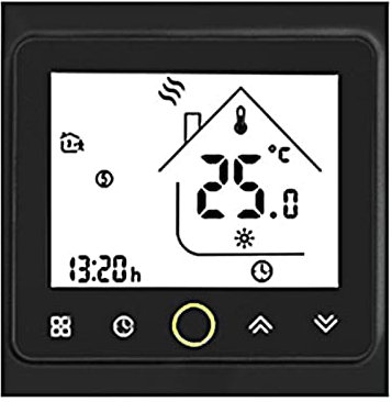 Kavolet Termostato WiFi per caldaia a gas/acqua, termostato intelligente programmabile regolatore di temperatura, app control, compatibile con Alexa/Google Home 5A (bianco)