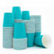 Wellsamed WELLSACUP 1000 Stück Pappbecher 180 ml Hellblau, geeignet für Heiß- und Kaltgetränke, Coffee to Go, Business, Veranstaltungen, Party