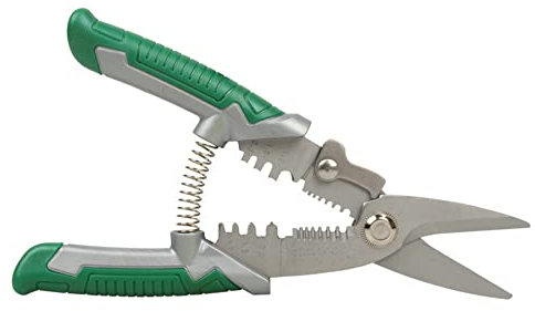 8'' Crimping Pliers 3 in 1 Multitool Wire Stripper Cutting Cable Garden Twigs Leather for Electricians Crimping Tool