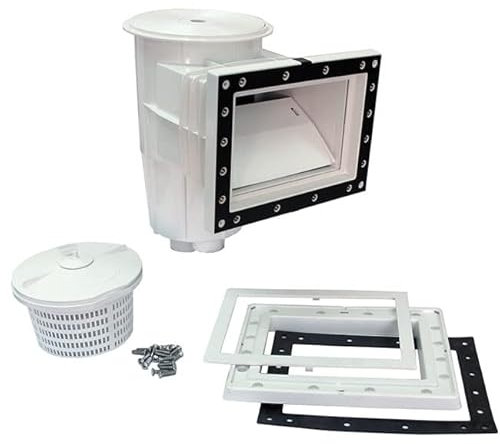 Suinga Skimmer de 15 litros con Boca Standard para Piscinas con Liner y prefabricadas. (Tapa Circular)
