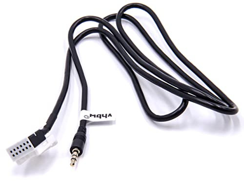 vhbw AUX Audio Adapter Kabel KFZ Radio kompatibel mit Peugeot ab Bj. 2004 1007, 107, 207, 307, 308, 407, 607, 807 Auto, Autoradio