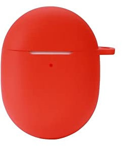 FTRONGRT Bluetooth Earphone Case Cover for Google Pixel Buds A-Series, Shockproof Silicone Bluetooth Earphone Case Compatible Google Pixel Buds A-Series Bluetooth Earphone.Red