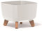 Prosperplast Gracia Square Pot de Fleurs carré en Plastique avec Pieds Amovibles et Insert pour l'intérieur et l'extérieur Résistant aux UV