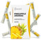 Wunder palillos de dientes con sabor - 30x palillos de dientes empaquetados individualmente - Aliento fresco - Palillos de dientes individuales con sabor (pineapple)