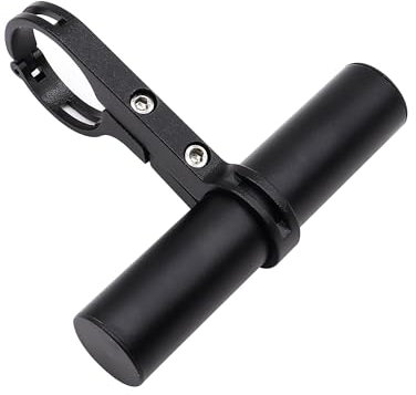 HISports Fahrrad Lenker Extender, Fahrrad Lenkerverlängerung, Fahrrad Extender Halterung Halterung Mountain Fahrrad, Multifunktions Bike Lenker Extender,Aluminiumlegierung Lenker Erweiterung Schwarz