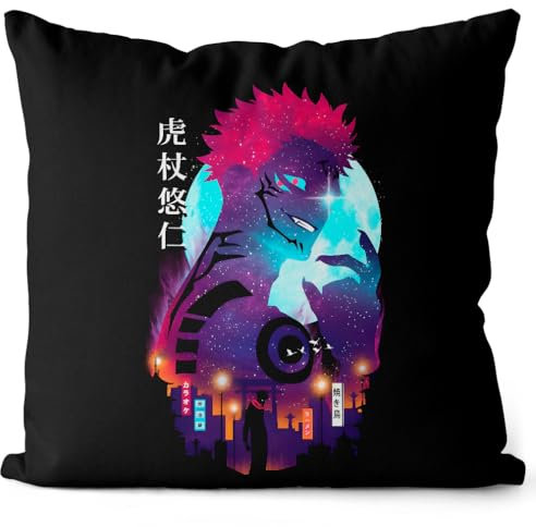 CottonCloud Yuji Night Sky Kissen mit Füllung 40cm Baumwolle Kaisen Anime Japan Manga