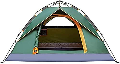 RajoNN Zelt 2-3 Personen Zelt für Camping |Leichtes automatisches Pop-Up-Zelt, doppellagig, wasserdicht, mit Tragetasche für Camping, Wandern, Reisen