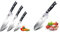 SHAN ZU Küchenmesserset 3 tlg, Messerset Profi Küchenmesser & er Küchenmesser, Chefmesser Santoku Deutscher Carbon Edelstahl