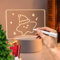 Xinlie LED Kreative DIY-Lampe Led Notiztafel Nachtlicht DIY Personalisiertes Nachtlicht Geschenke für Frauen für Babys,Led Kinder Nachttischlampe für Kindertag Geschenk Kommunion,Available as Memo