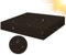 SYLC 100% Wasserdicht Draußen Bezüge Für Gartenpolster Rattan Sitzkissenbezug Mit Reißverschluss Terrasse Auflagen überwürfe Maßgeschneidert (45×45×10 cm,Dark Coffee)
