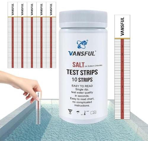de test de sel - de test de sel pour piscine | Kit de test de qualité de l'eau pour la dureté de la baignoire, accessoire de test de l'eau de haute précision pour bain à remous