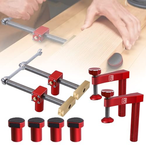 Bench Dogs Clamp Set for 3/4 Inch (19mm) Workbench Dog Holes, 8 Pack