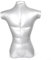 CARMOTTER Aufblasbarer männlicher Torso, aufblasbare Schaufensterpuppe, Torso-Display, 90 cm Brustumfang, männliches Modell, Oberkörper für Bekleidungssammlungen und Zubehör