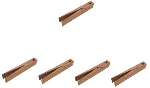 Amosfun 5pezzi Mollette Per Asciugamani Resistenti e Multifunzionali Per e Lavanderia Design Vintage