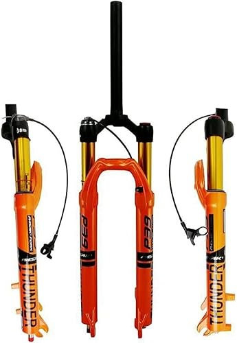 Forcella Ammortizzata pneumatica per Bici da 27,5/29 Pollici, Corsa da 120 mm, Forcella MTB a Tubo Dritto da 1/8