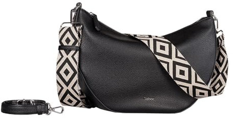 Gabor bags Linda Damen Umhängetasche Crossbody Bag Mittelgroß Schwarz