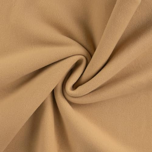 Baumwoll-Fleece BIO | ab 50x150 cm | Meterware | für Bekleidung (neutral beige)