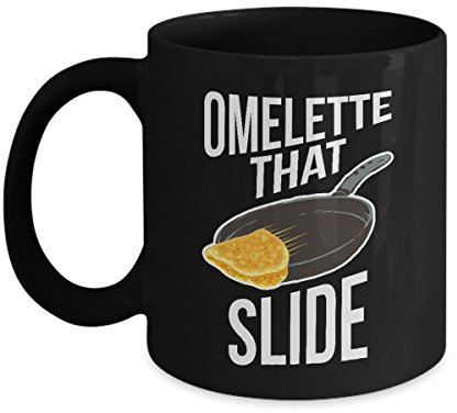 DPgUfPV Taza de café para desayuno, diseño de huevos y juegos de palabras