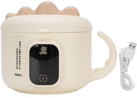 Elektrische Lunchbox Lebensmittelheizung, 400 Ml Kapazität Einstellbare Temperatur Edelstahl Babynahrung Wärmer Box für Erwachsene Baby