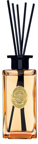M&SENSE 180ml Raumduft Zimt Vanille Duft|Reed Diffuser mit 7 Duftstäbchen|Luxus Lufterfrischer für Badezimmer,Wohnung,Heimdekoration|Raumduft Stäbchen|Bathroom Shelf Decor