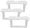 DIYEAH 3pcs Socket Storage Rack Power Supply Wall Shelf Power Supplies Rack Shelf Plug Holders for Wall Outlet Cell Phone Shelf for Wall Outlet Socket Holders Organizers White