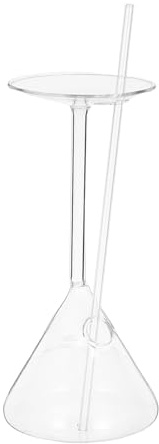 ERINGOGO Verres à Cocktail Paille et Présentation Élégante pour Soirées et Réceptions Familiales Réutilisable