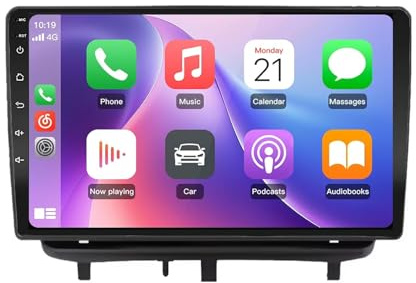 Radio de Coche Audio Estéreo 2 DIN para Opel Corsa D 2009-2012 Soporta Bluetooth, Control Volante, USB, WiFi, 4G, Mirror-Link, GPS Radio FM, 4 Nuclear 1G+16G