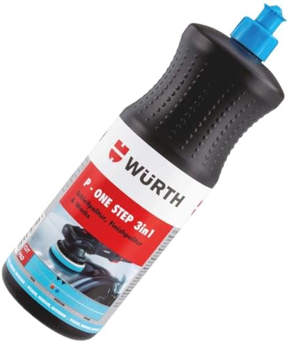 Würth P ONE STEP 3IN1 1000g Politur Schleifpolitur, Finishpolitur und Wachs mit Carnaubawachsanteilen 0893150060 | Hochleistungs-Schleifpaste der Extraklasse