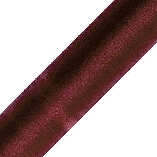 Eventkauf Tischläufer Organza 9 m x 36 cm (Bordeaux)