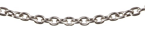 Ernstes Design Halskette Kette Ankerkette Edelstahl 1-fach 2,5 mm AK.1 in 42 cm