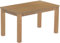 Esstisch Rio Classico 140x80 cm Eiche Natur Holz Pinie Massivholz Esszimmertisch Echtholz ausziehbar vorgerichtet für Ansteckplatten Brasilmöbel