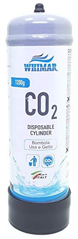 Whimar CO2 Disposable cilynder 1,2 kg Bouteille Universel pour installations CO2