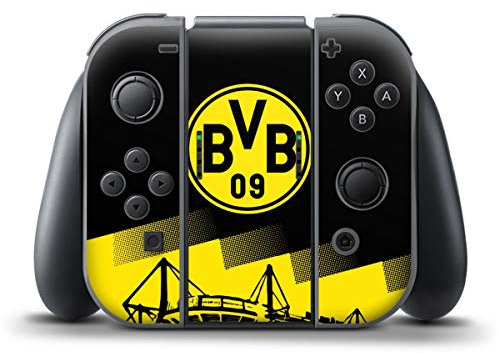 DeinDesign Skin kompatibel mit Nintendo Switch Controller Folie Sticker BVB Borussia Dortmund Stadion
