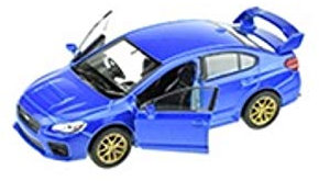 Welly Modellauto Subaru WRX STI blau