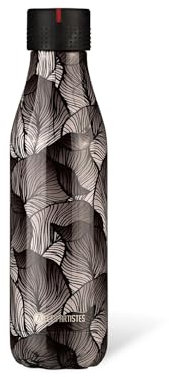 LES ARTISTES Paris A-6531 Bottle'Up, Thermos 500 ml, Gourde isotherme sans BPA, Réutilisable, Garde au chaud 12h et au froid 24h, Acier Inoxydable, Design Damask