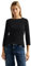Cecil Damen Basic Boatneck T-Shirt, Black, XL