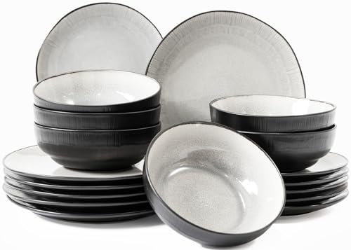 Studio Tavola Geschirr Set Kos 18-teilig, Grijs