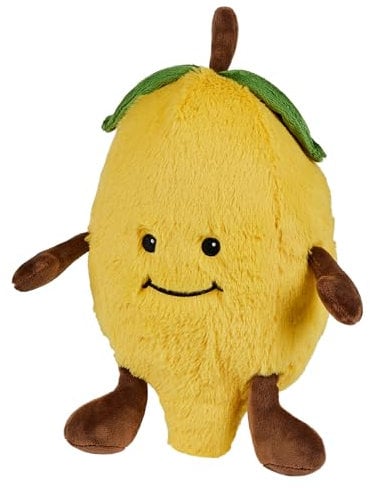 Warmies Plush Lemon Microwavable Weighted Teddy with French Lavender Scent, Hot or Cold for Cool Relaxation and Warm Relief
