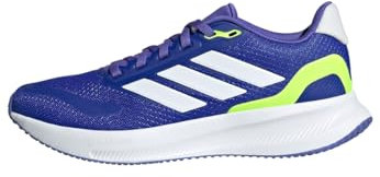 adidas RUNFALCON 5 Shoes Junior, Zapatillas para Correr Unisex Adulto, Lucid Blue/Cloud White/Lucid Lemon, 38 2/3 EU