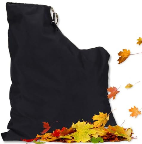 PNPGDYK Blower Leaf Vacuum Bag,Replacement Leaf Blower Storage Bag,Leaf Collection Bottom Bag Zippered Bottom for Shredder Accessories,Garden Vacuum Cleaner, Leaf Blowers.