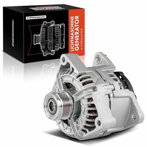 Frankberg Lichtmaschine Generator 100A mit Freilaufriemenscheibe Kompatibel mit Corsa D S07 1.4L Benzin 2009-2014 Meriva B MPV S10 1.4L Benzin 2010-2017 Replace# 0124425085